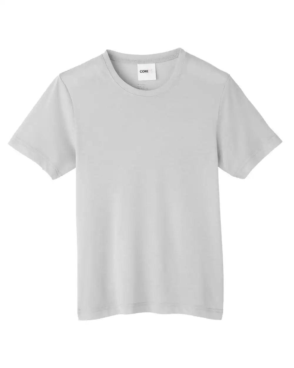 Core365 Ce111y Youth Fusion Chromasoft™ Performance T-shirt - Platinum - Xs