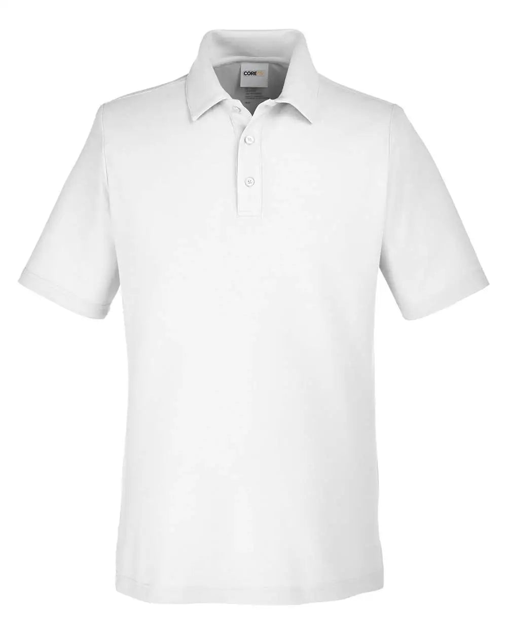 Core365 Ce112 Men’s Fusion Chromasoft™ Pique Polo - White - s