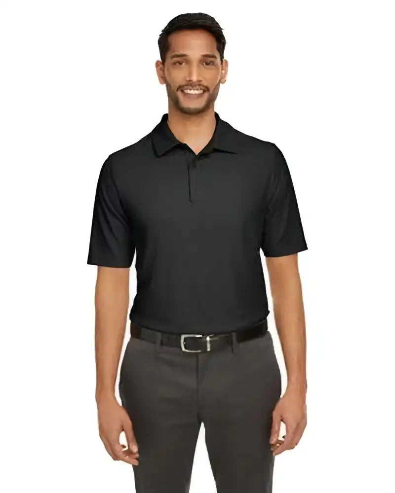 Core365 Ce112t Men’s Tall Fusion Chromasoft Pique Polo - Black