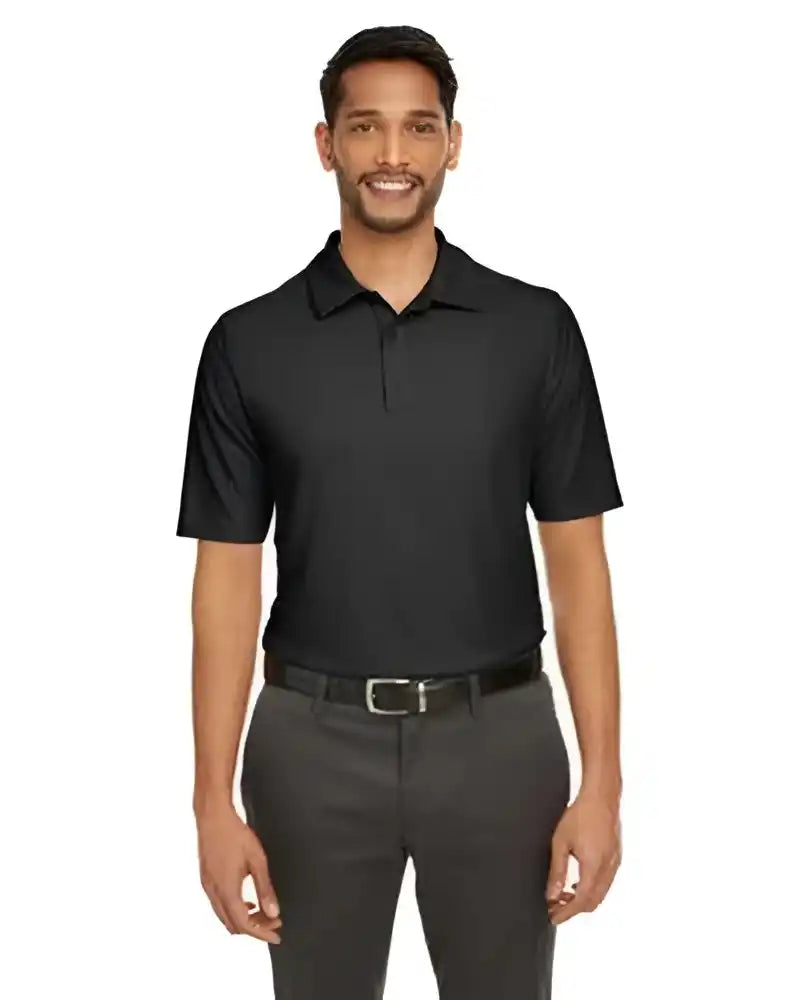 Core365 Ce112t Men’s Tall Fusion Chromasoft Pique Polo - Black