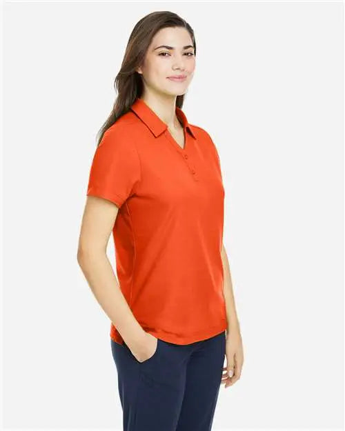 Core365 Ce112w Women’s Fusion Chromasoft™ Pique Polo - Campus Orange