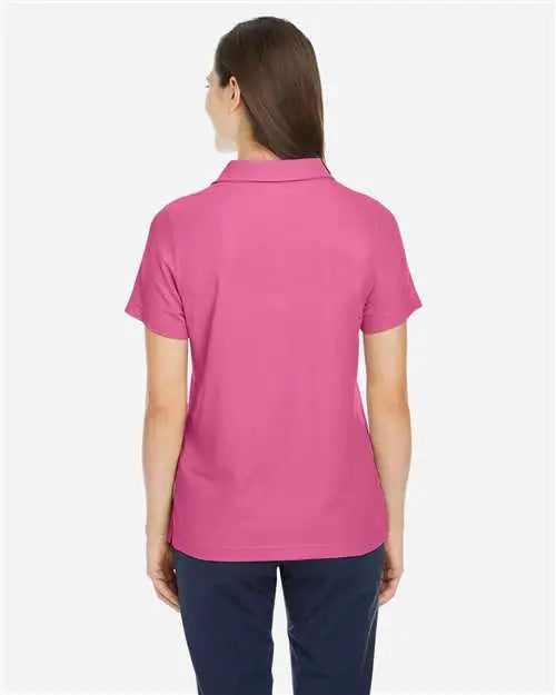 Core365 Ce112w Women’s Fusion Chromasoft™ Pique Polo - Charity Pink