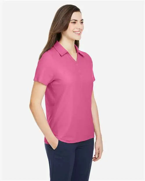 Core365 Ce112w Women’s Fusion Chromasoft™ Pique Polo - Charity Pink