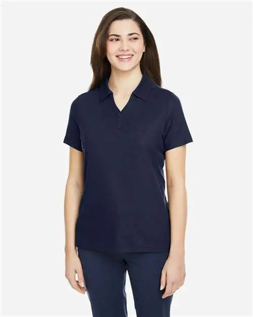 Core365 Ce112w Women’s Fusion Chromasoft™ Pique Polo - Classic Navy - Xs