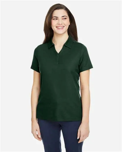 Core365 Ce112w Women’s Fusion Chromasoft™ Pique Polo - Forest - Xs