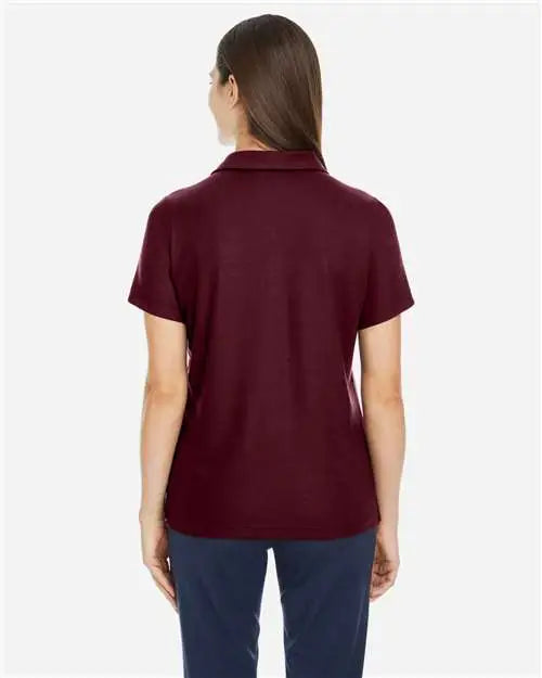 Core365 Ce112w Women’s Fusion Chromasoftâ„¢ Pique Polo - Burgundy