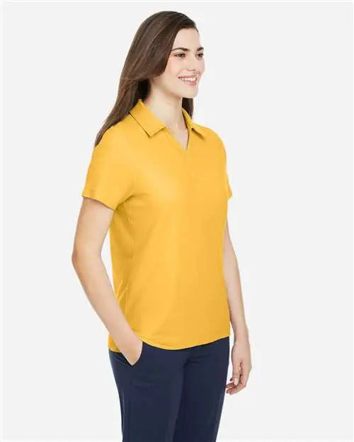 Core365 Ce112w Women’s Fusion Chromasoftâ„¢ Pique Polo - Campus Gold
