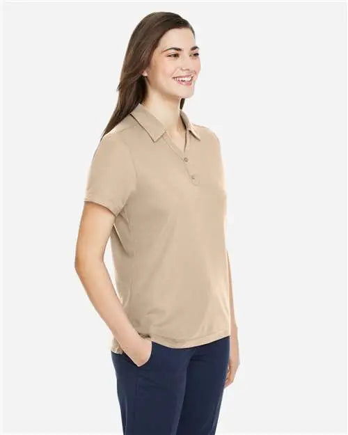 Core365 Ce112w Women’s Fusion Chromasoftâ„¢ Pique Polo - Stone