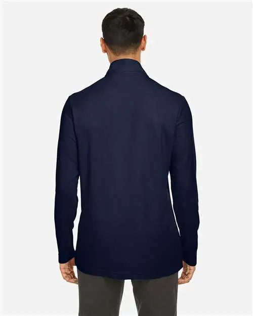 Core365 Ce405 Men’s Fusion Chromasoft™ Pique Quarter-zip Pullover - Classic Navy