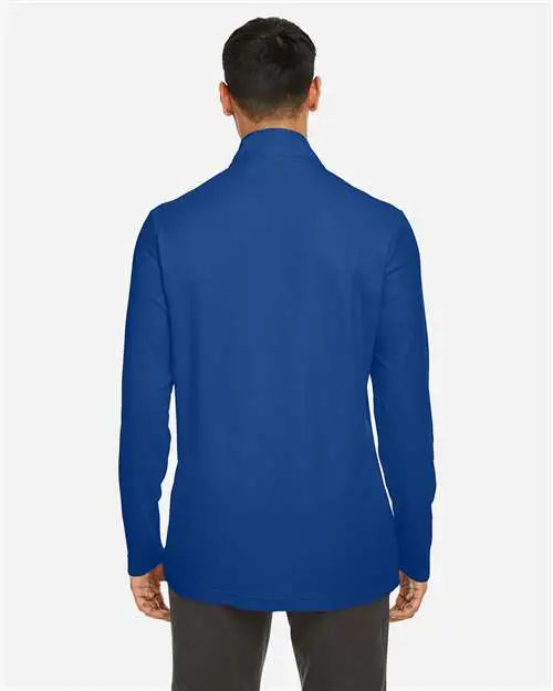 Core365 Ce405 Men’s Fusion Chromasoftâ„¢ Pique Quarter-zip Pullover - True Royal