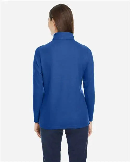 Core365 Ce405w Women’s Fusion Chromasoft™ Pique Quarter-zip Pullover - True Royal