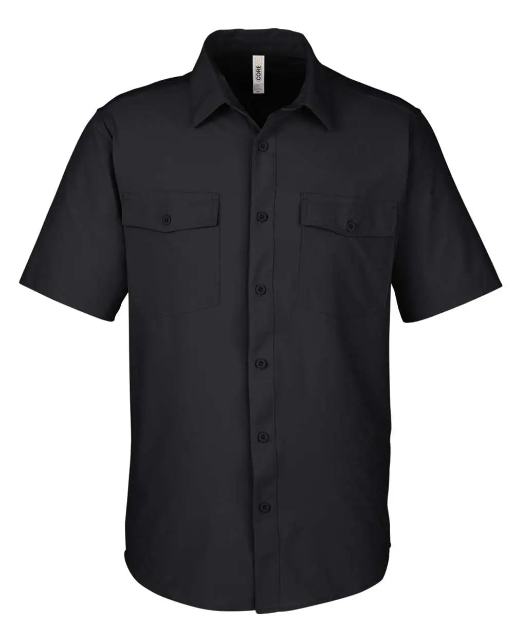 Core365 Ce510 Men’s Ultra Uvp® Marina Shirt - Black - Black / s