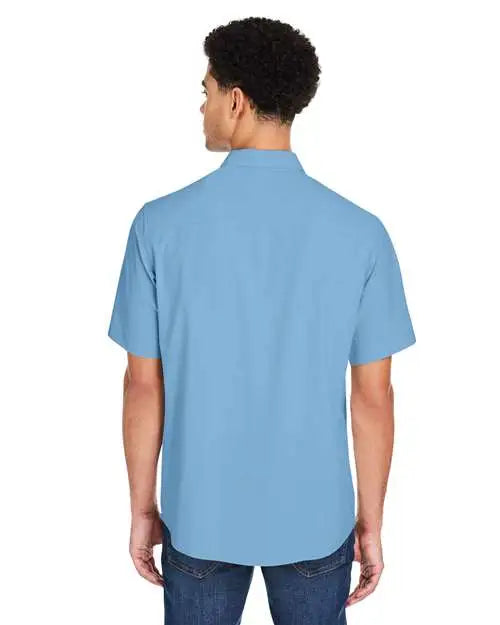 Core365 Ce510 Men’s Ultra Uvp® Marina Shirt - Columbia Blue