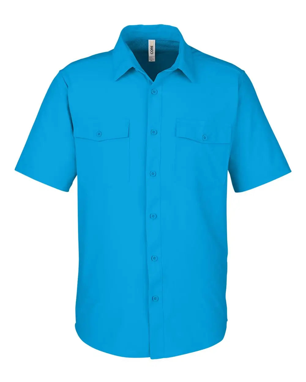 Core365 Ce510 Men’s Ultra Uvp® Marina Shirt - Electric Blue - Electric Blue / s