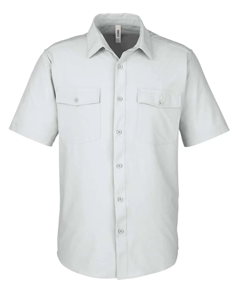 Core365 Ce510 Men’s Ultra Uvp® Marina Shirt - Platinum - Platinum / s