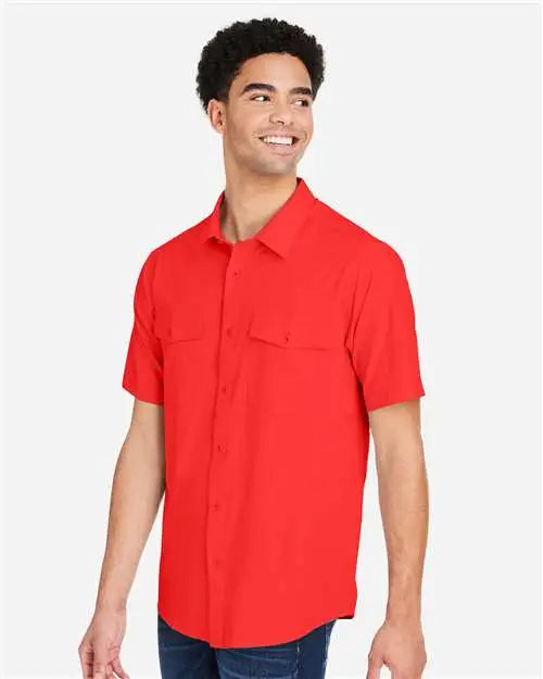 Core365 Ce510 Men’s Ultra Uvp® Marina Shirt - Red