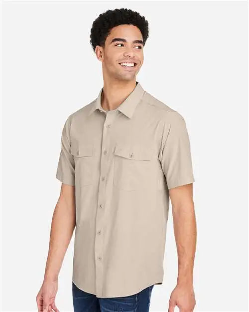 Core365 Ce510 Men’s Ultra Uvp® Marina Shirt - Stone