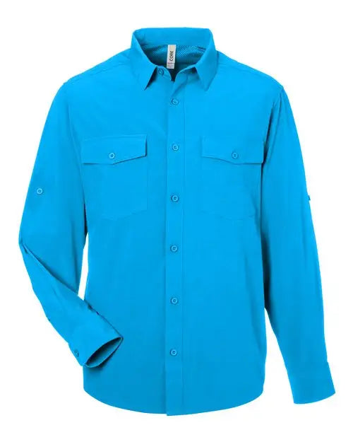 Core365 Ce510l Men’s Ultra Uvp® Marina Shirt - Electric Blue