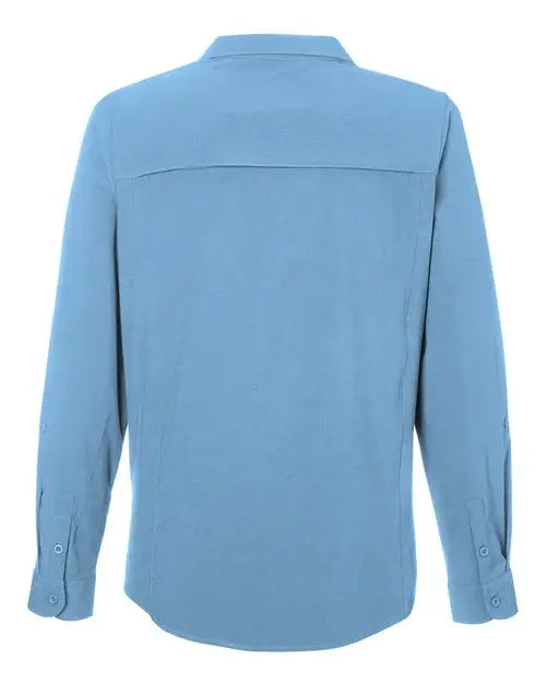 Core365 Ce510lw Women’s Ultra Uvp® Long Sleeve Marina Shirt - Columbia Blue