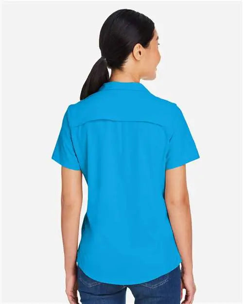 Core365 Ce510w Women’s Ultra Uvp® Marina Shirt - Electric Blue