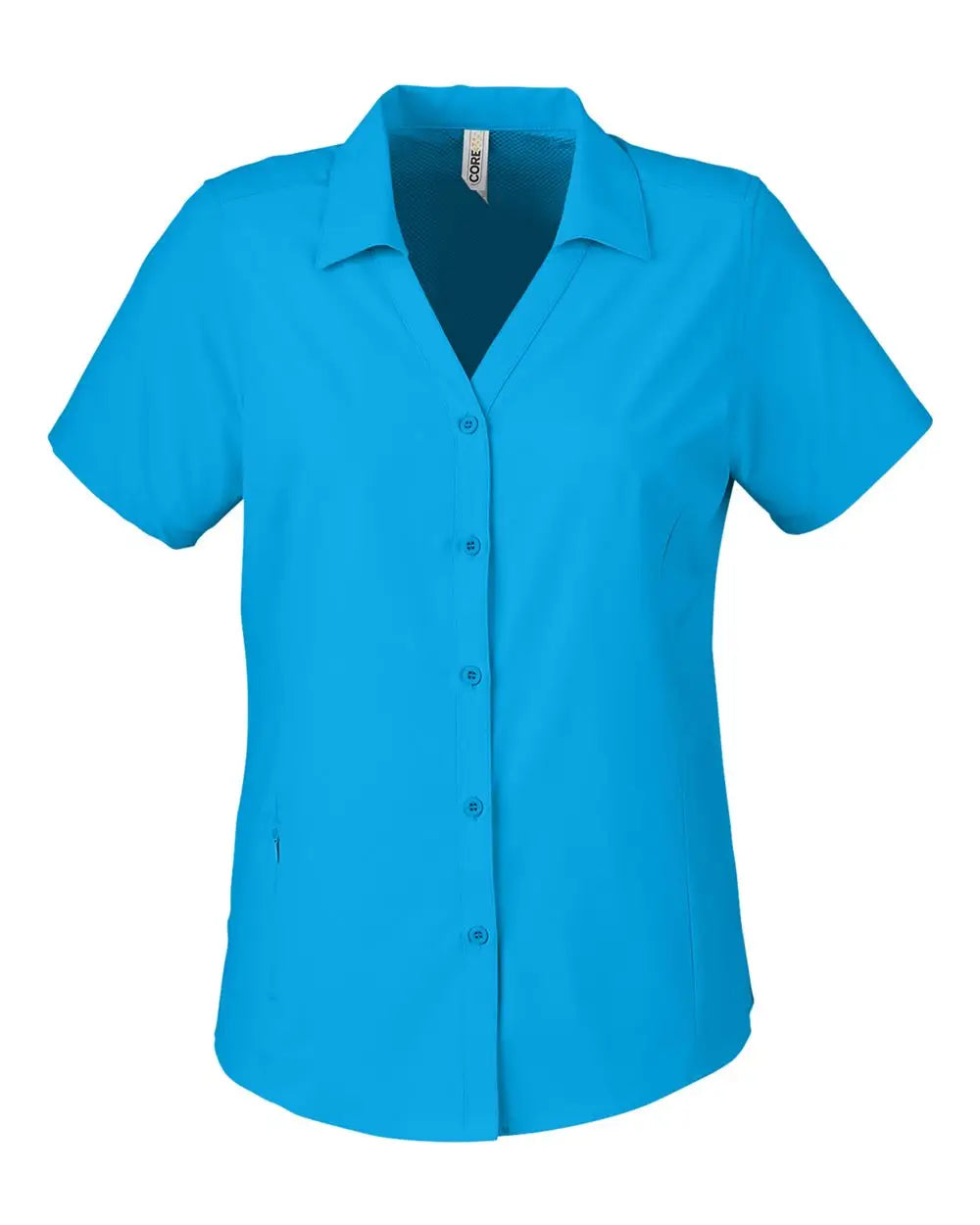 Core365 Ce510w Women’s Ultra Uvp® Marina Shirt - Electric Blue - Electric Blue / Xs