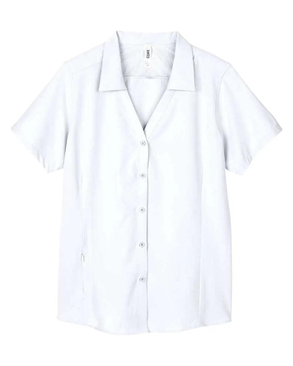 Core365 Ce510w Women’s Ultra Uvp® Marina Shirt - White - White / Xs
