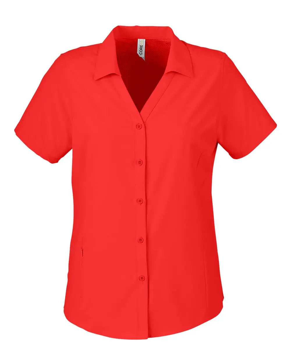 Core365 Ce510w Women’s Ultra Uvpâ Marina Shirt - Red