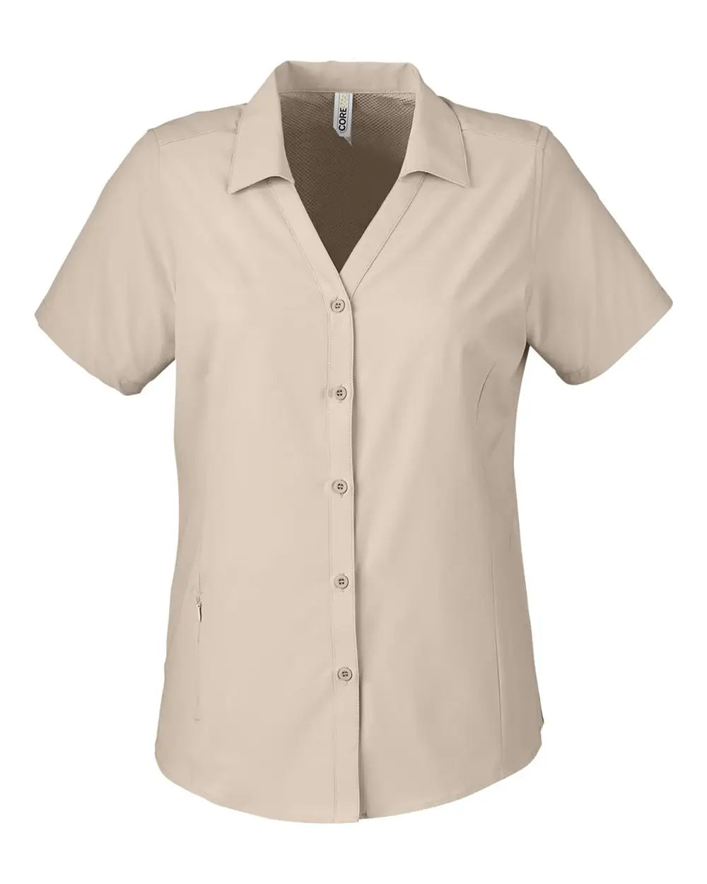 Core365 Ce510w Women’s Ultra Uvpâ Marina Shirt - Stone