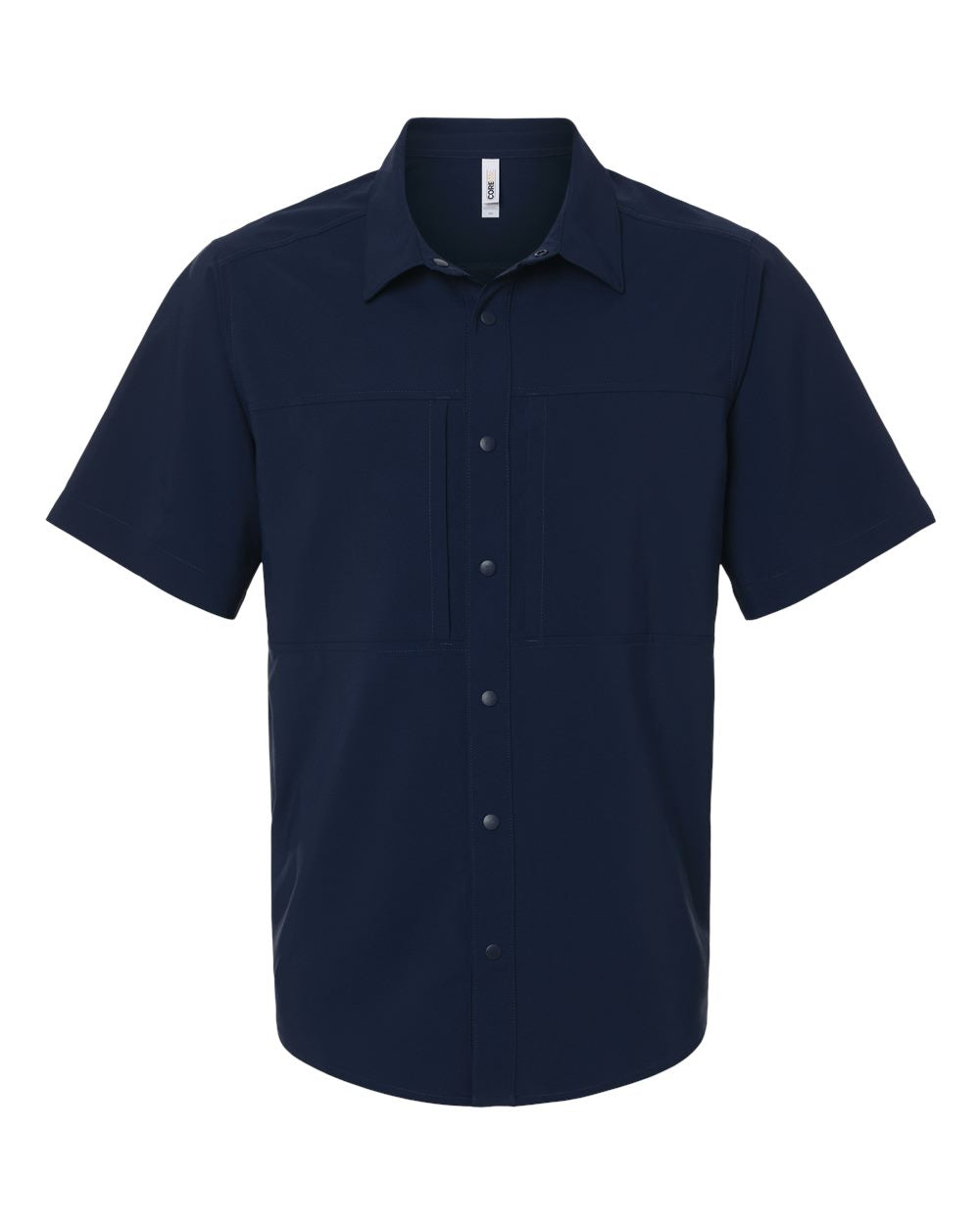Core365 Ce520 Men’s Ultrauvp Shoreline Short Sleeve Staff Shirt - Classic Navy