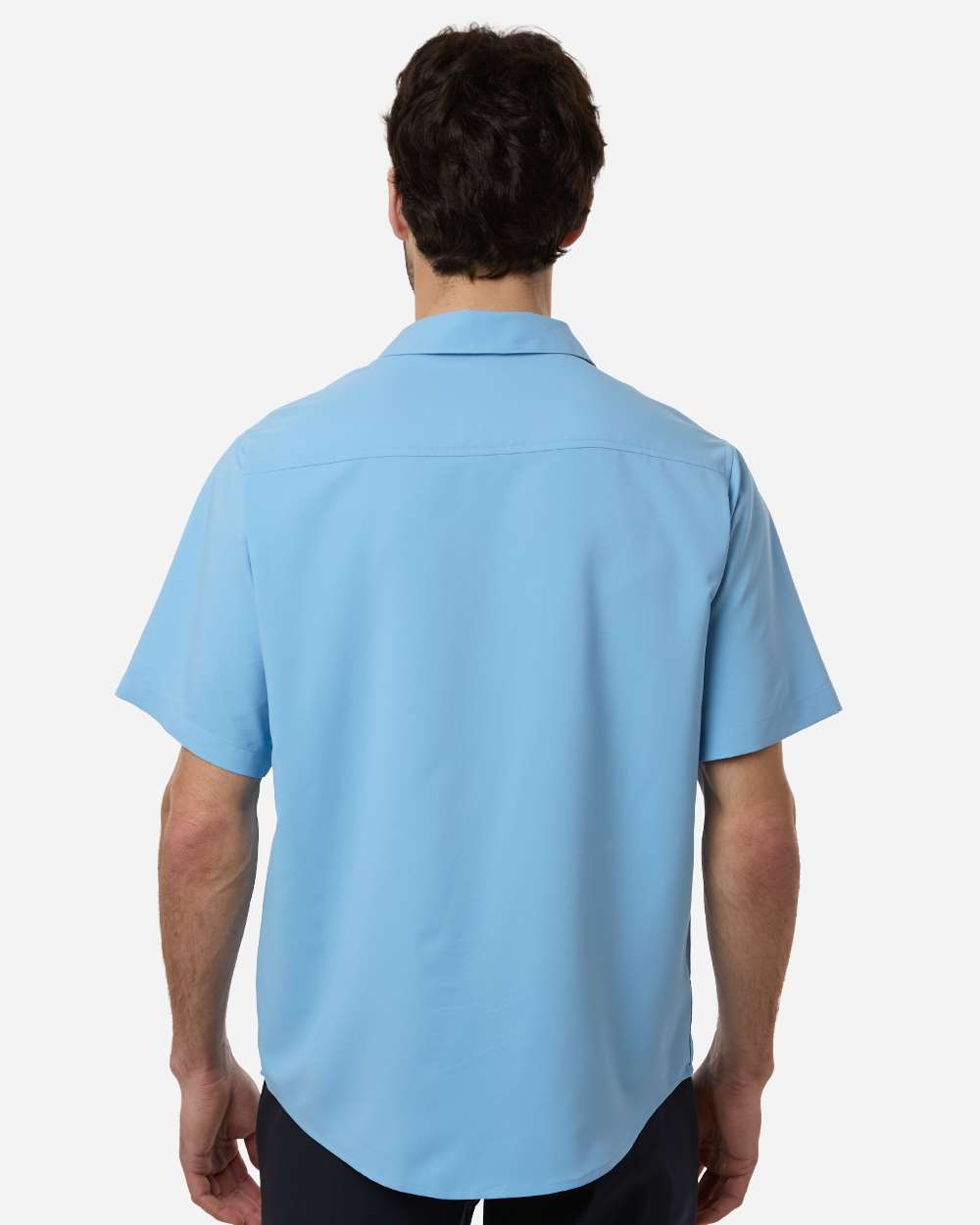 Core365 Ce520 Men’s Ultrauvp Shoreline Short Sleeve Staff Shirt - Columbia Blue