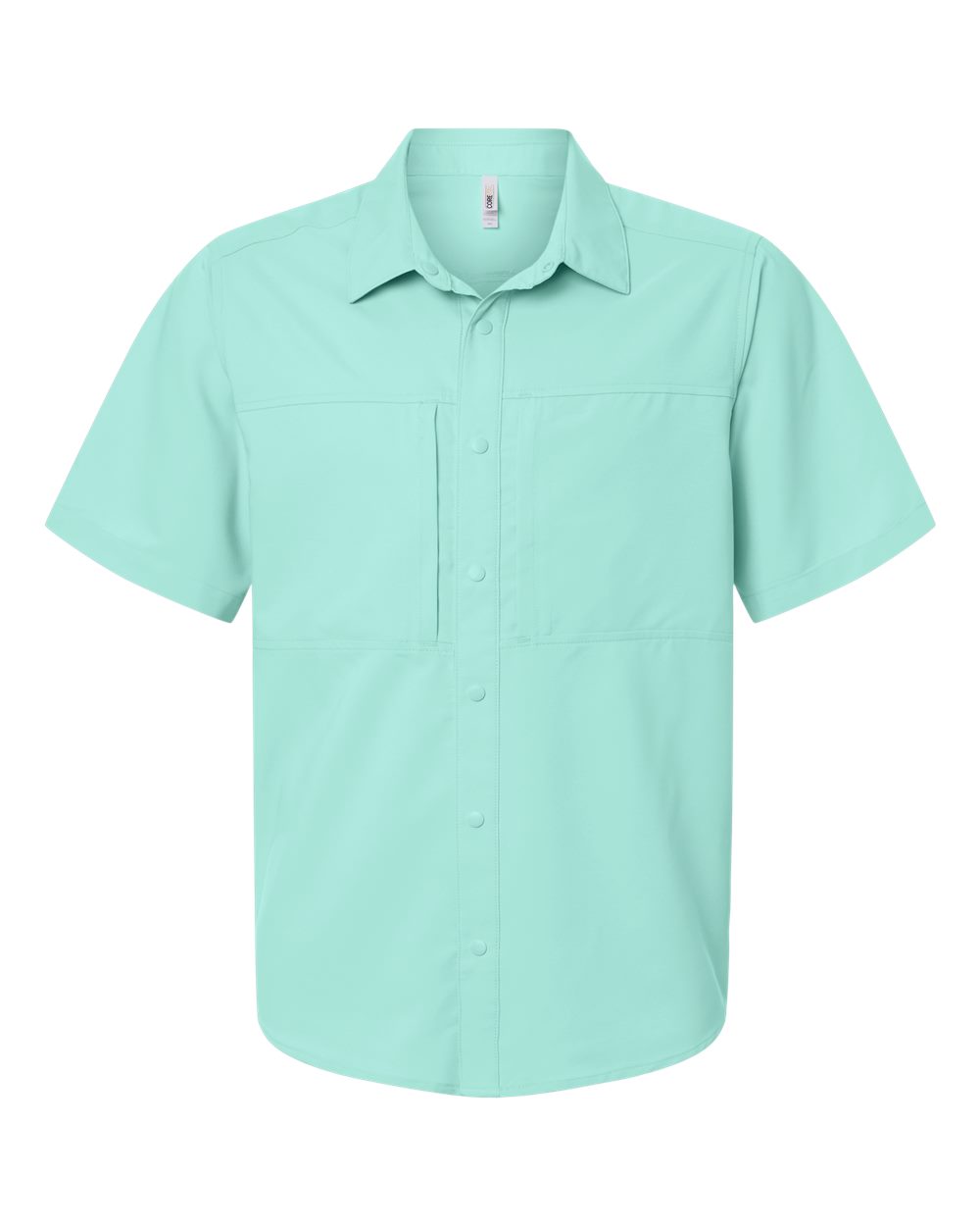 Core365 Ce520 Men’s Ultrauvp Shoreline Short Sleeve Staff Shirt - Sea Glass