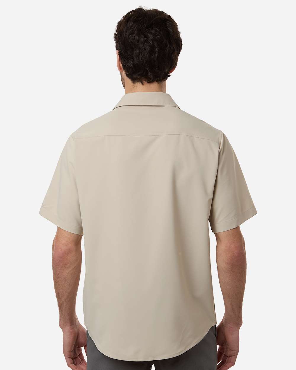Core365 Ce520 Men’s Ultrauvp Shoreline Short Sleeve Staff Shirt - Stone