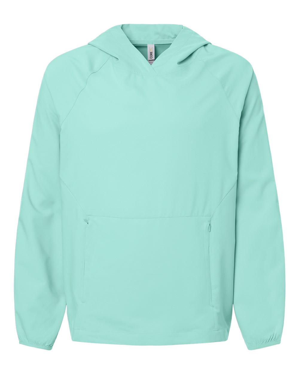 Core365 Ce520l Men’s Ultrauvp Shoreline Long Sleeve Hooded Pullover - Sea Glass
