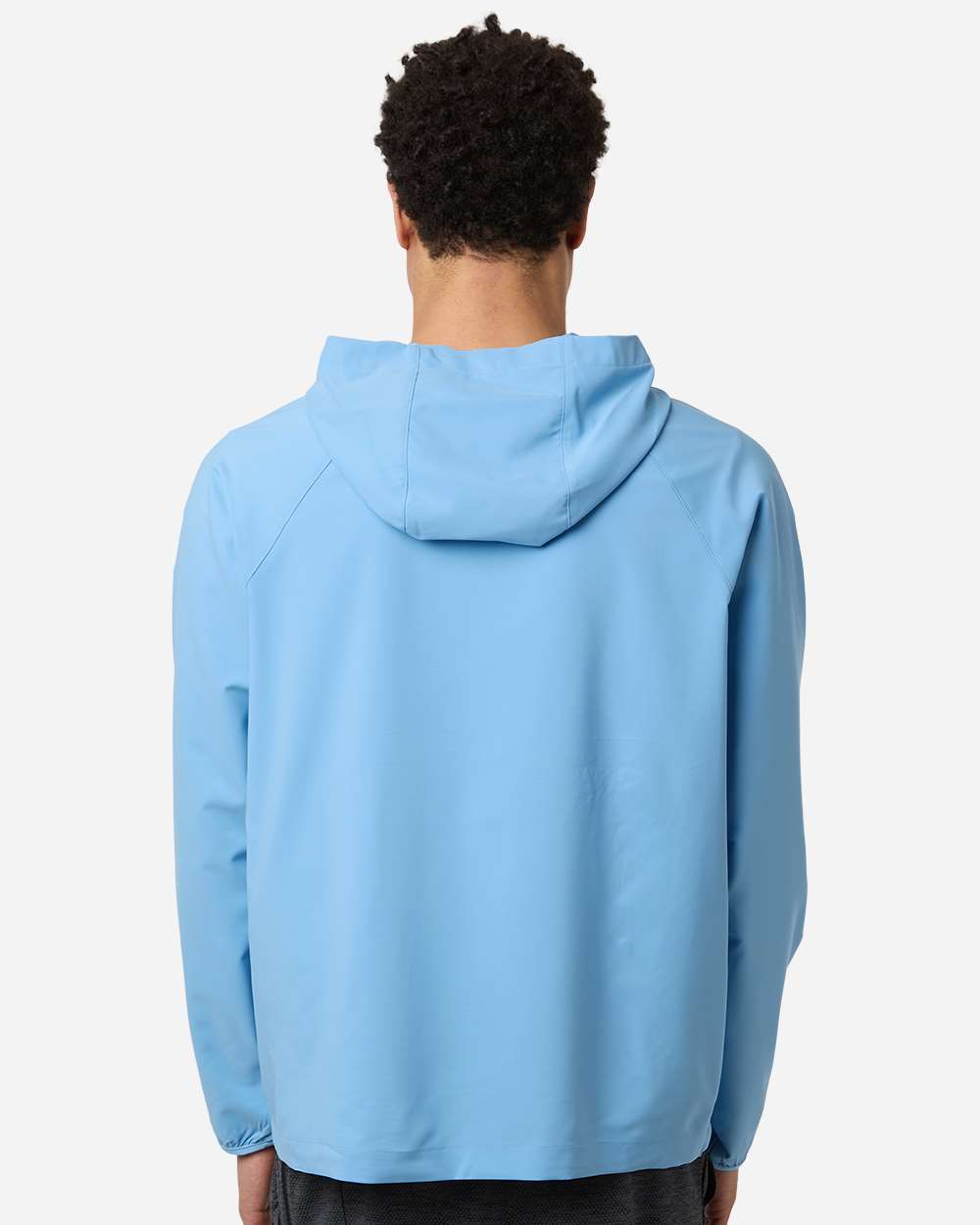 Core365 Ce520l Men’s Ultrauvp Shoreline Long Sleeve Hooded Pullover - Columbia Blue