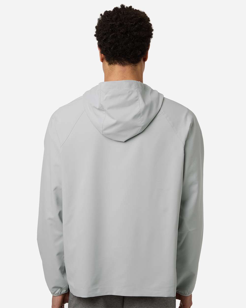 Core365 Ce520l Men’s Ultrauvp Shoreline Long Sleeve Hooded Pullover - Platinum