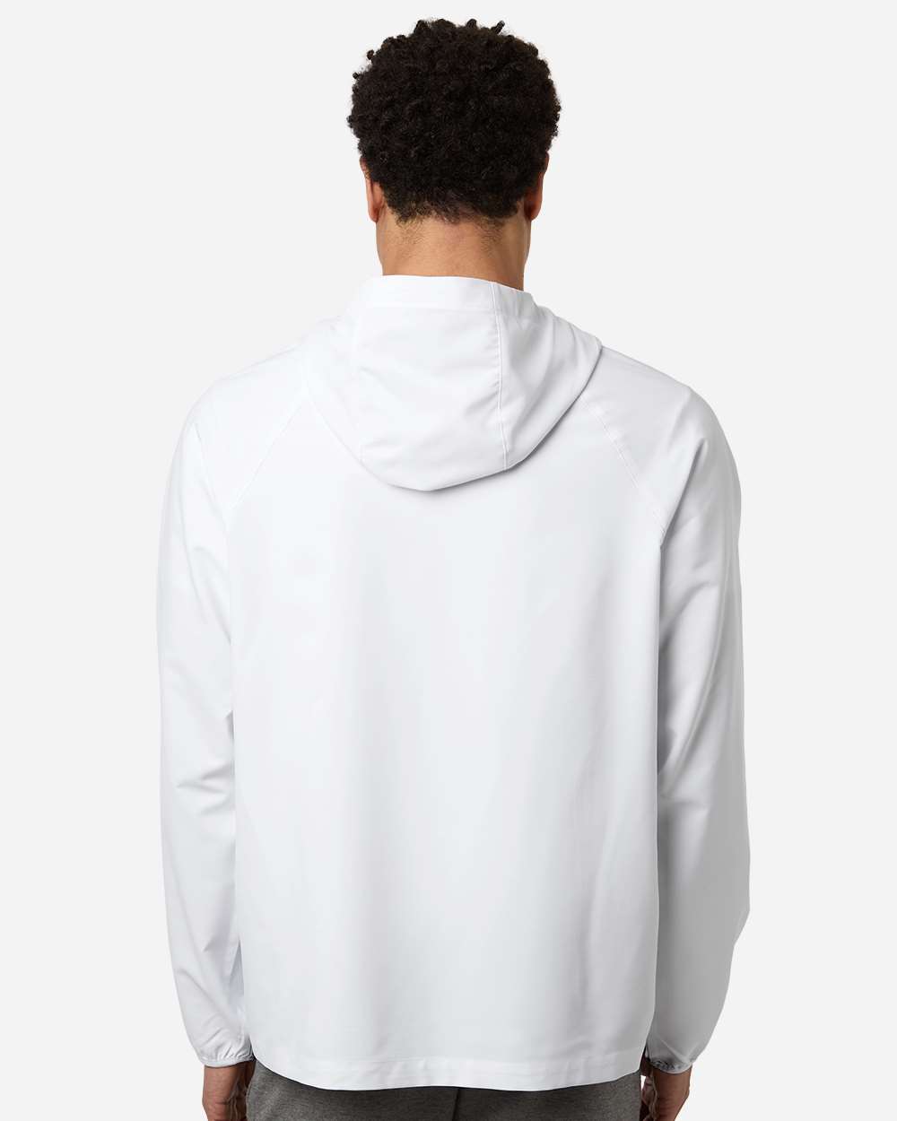 Core365 Ce520l Men’s Ultrauvp Shoreline Long Sleeve Hooded Pullover - White