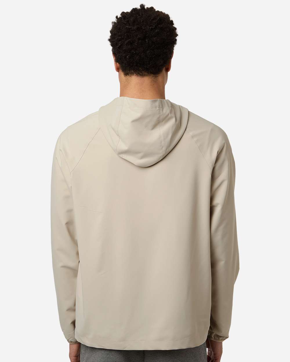 Core365 Ce520l Men’s Ultrauvp Shoreline Long Sleeve Hooded Pullover - Stone