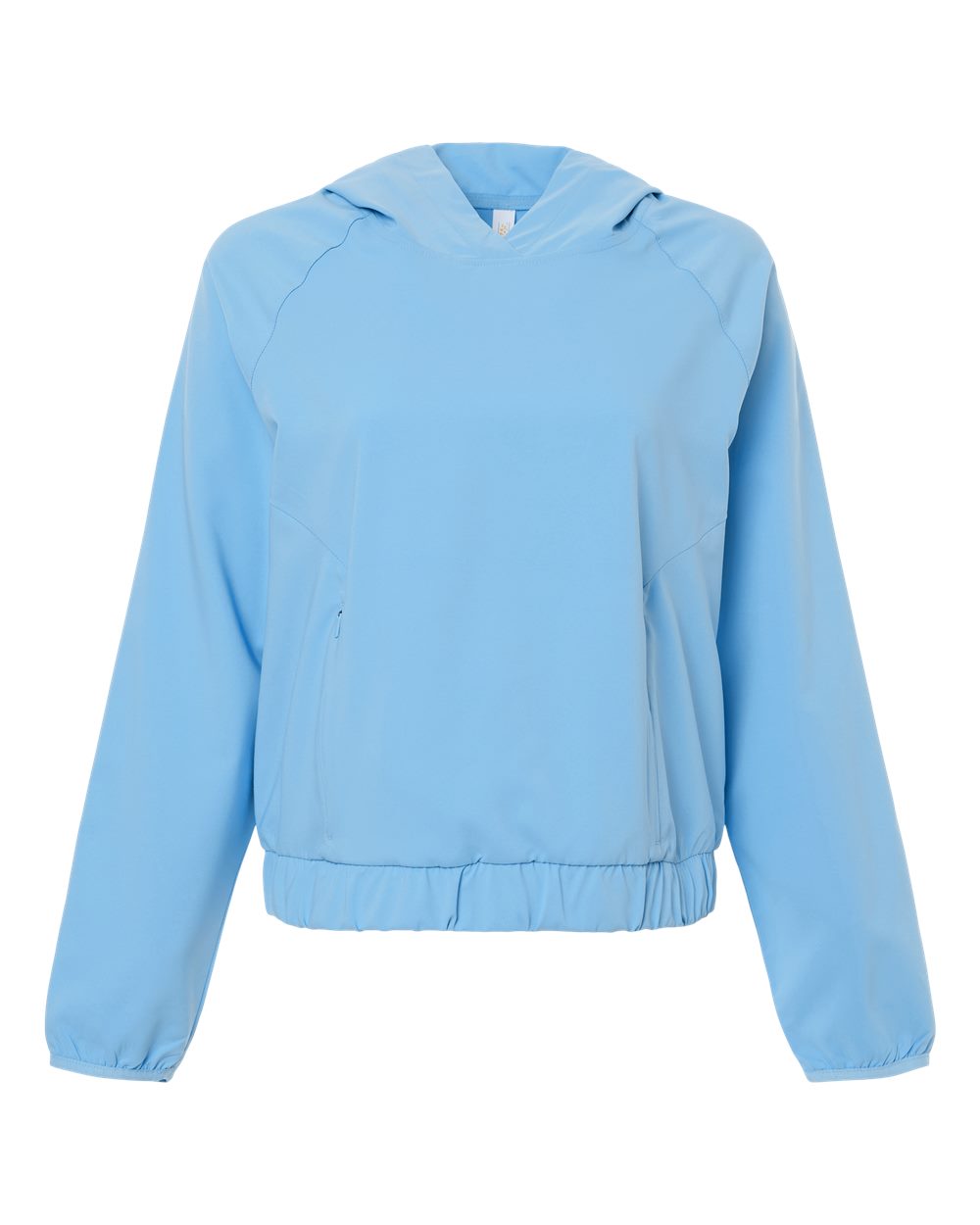 Core365 Ce520lw Women’s Ultrauvp Shoreline Long Sleeve Hooded Pullover - Columbia Blue