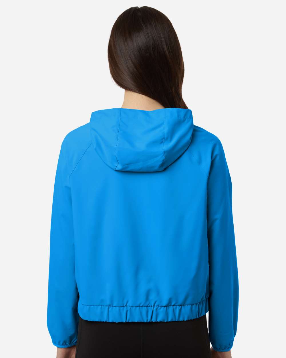Core365 Ce520lw Women’s Ultrauvp Shoreline Long Sleeve Hooded Pullover - Electric Blue