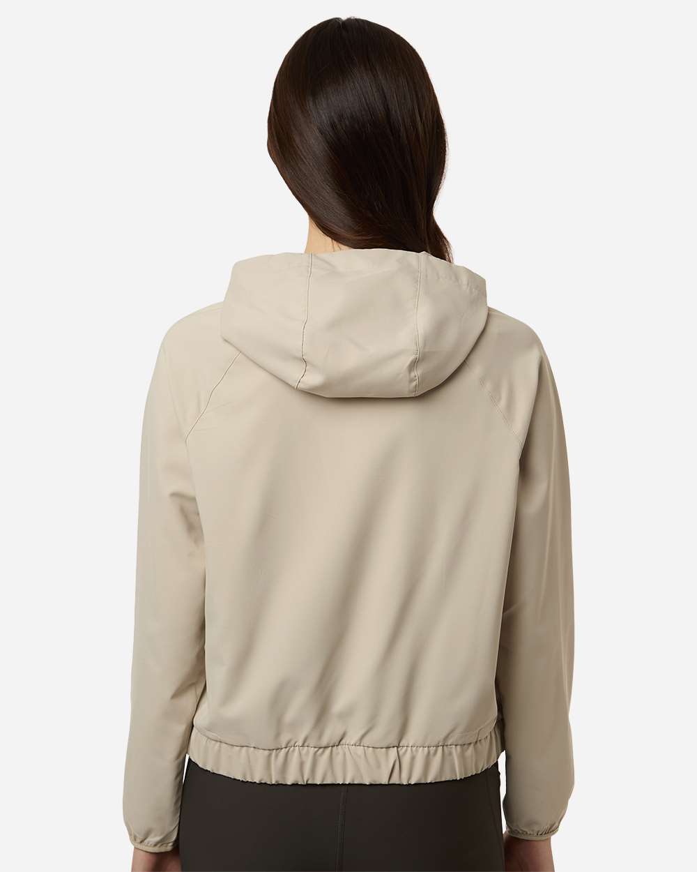 Core365 Ce520lw Women’s Ultrauvp Shoreline Long Sleeve Hooded Pullover - Stone