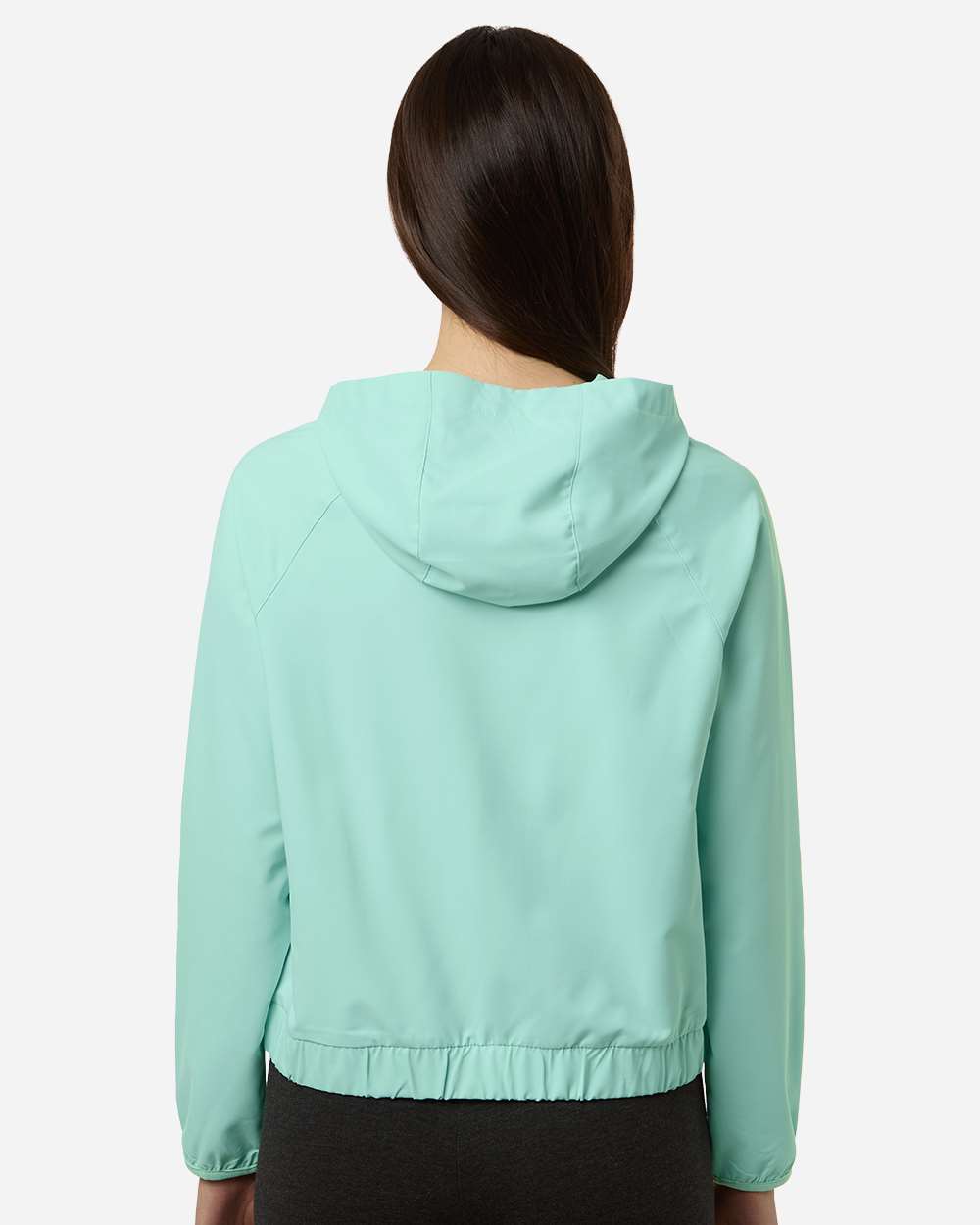 Core365 Ce520lw Women’s Ultrauvp Shoreline Long Sleeve Hooded Pullover - Sea Glass