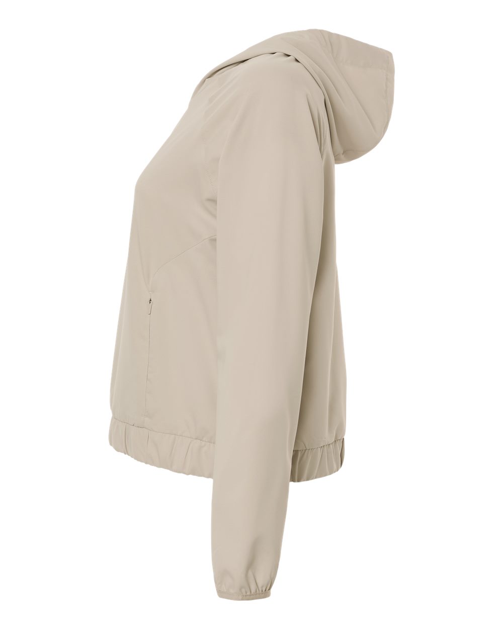 Core365 Ce520lw Women’s Ultrauvp Shoreline Long Sleeve Hooded Pullover - Stone