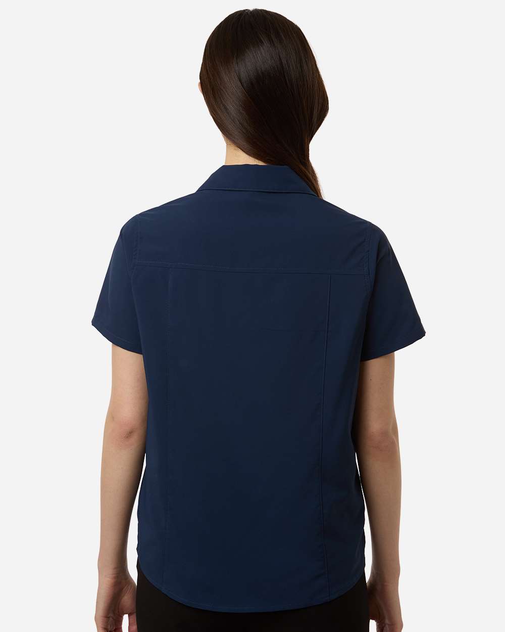 Core365 Ce520w Women’s Ultrauvp Shoreline Short Sleeve Staff Shirt - Classic Navy