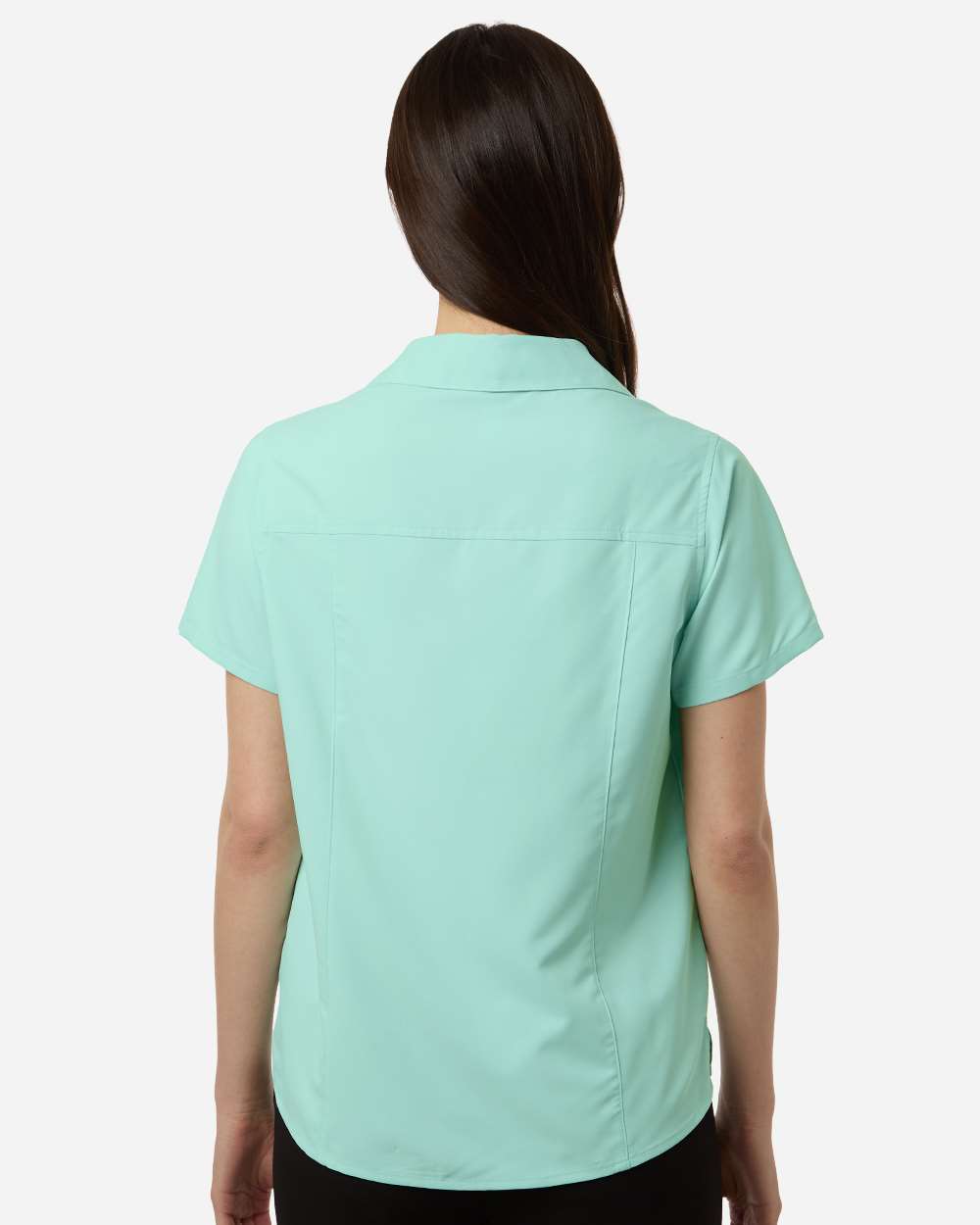 Core365 Ce520w Women’s Ultrauvp Shoreline Short Sleeve Staff Shirt - Sea Glass