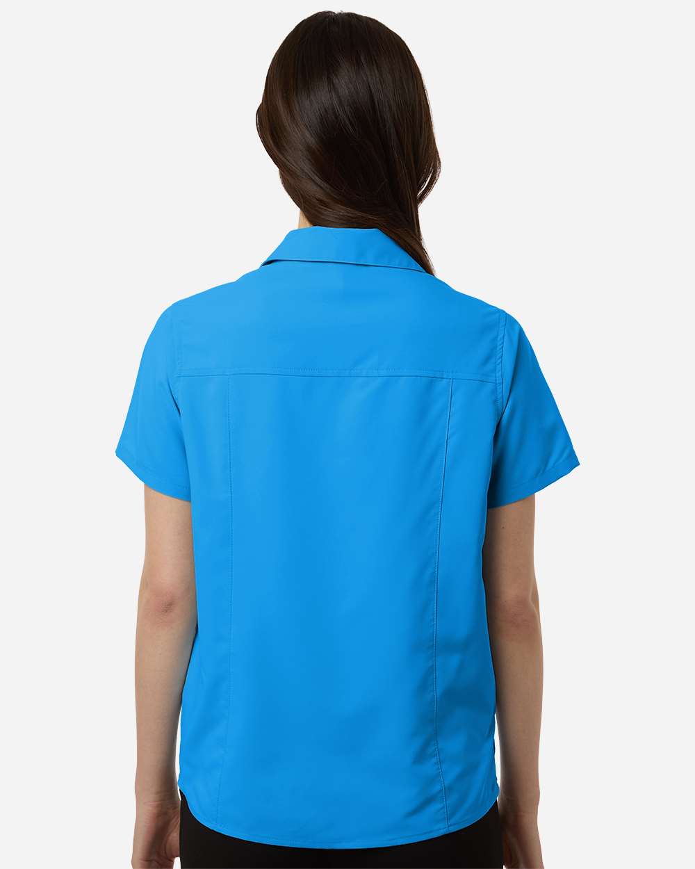 Core365 Ce520w Women’s Ultrauvp Shoreline Short Sleeve Staff Shirt - Electric Blue