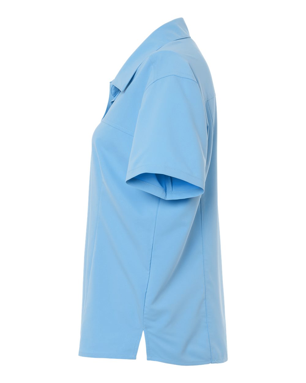 Core365 Ce520w Women’s Ultrauvp Shoreline Short Sleeve Staff Shirt - Columbia Blue