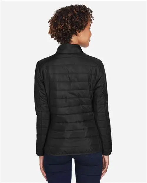 Core365 Ce700w Women’s Prevail Packable Puffer Jacket - Black