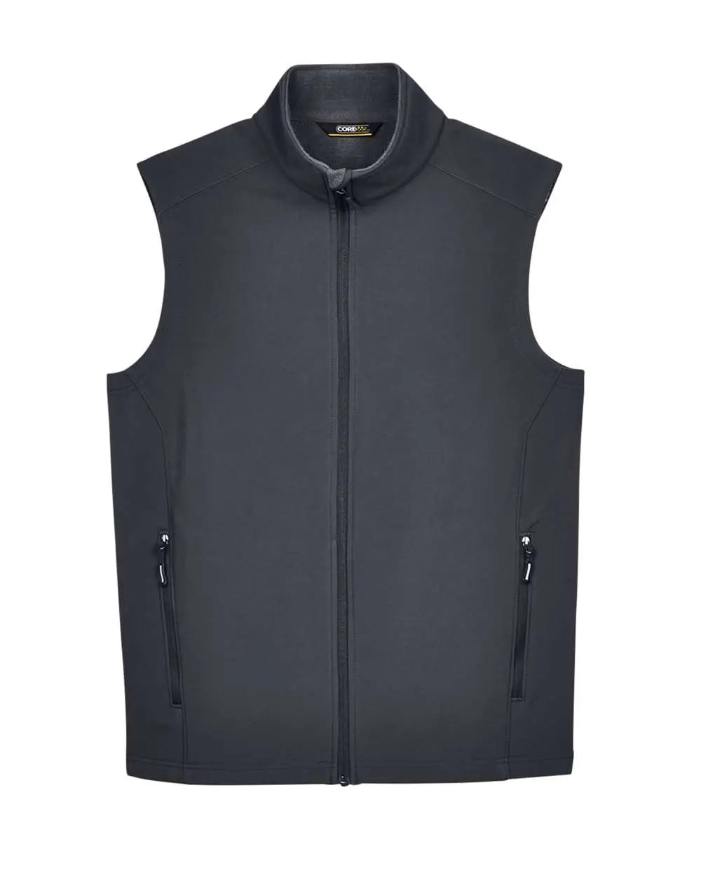 Core365 Ce701 Men’s Cruise Two-layer Fleece Bonded Soft Shell Vest - Carbon - Dark Gray / s
