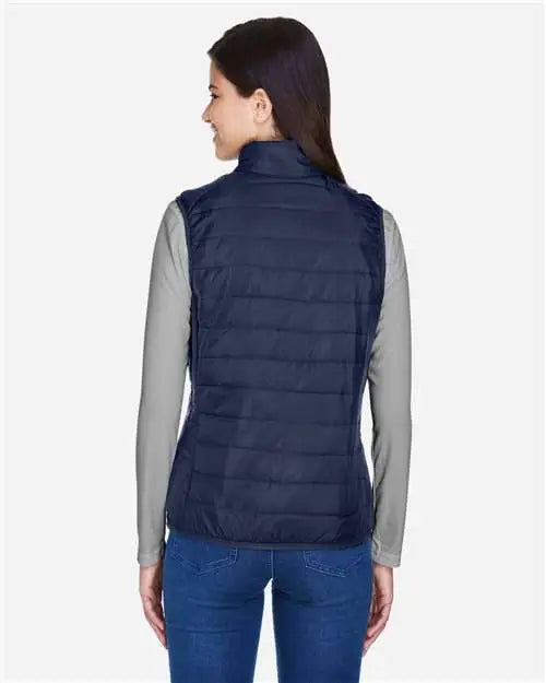 Core365 Ce702w Women’s Prevail Packable Puffer Vest - Classic Navy