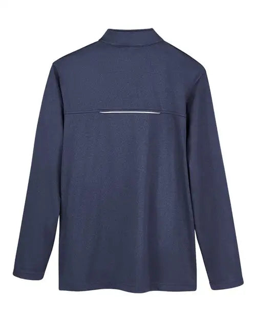 Core365 Ce708 Men’s Techno Lite Three-layer Knit Tech-shell Jacket - Classic Navy Heather